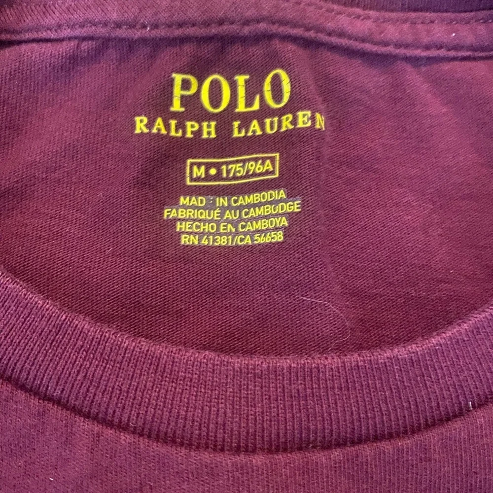 Polo by Ralph Lauren Men's Maroon Tee